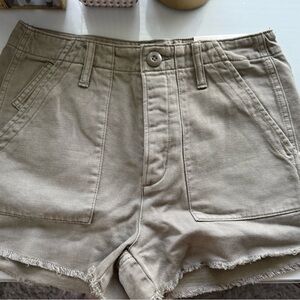 American Eagle Outfitters Tan Cargo Shorts Relaxed Fit